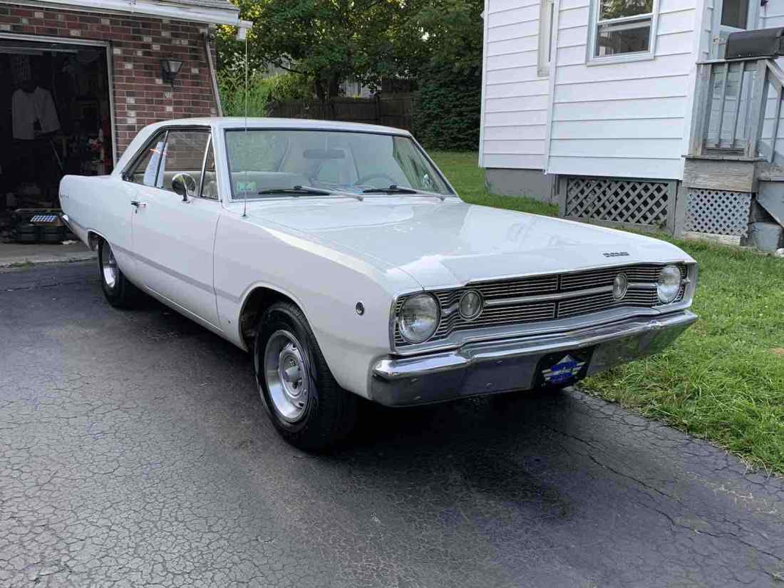 1968 Dodge Dart Sedan White RWD Automatic GT 1968 Dodge Dart GT