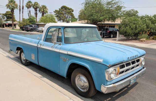 1968 Dodge pickup truck with patina, runs, clean title 1968 Dodge Other Pickups D100