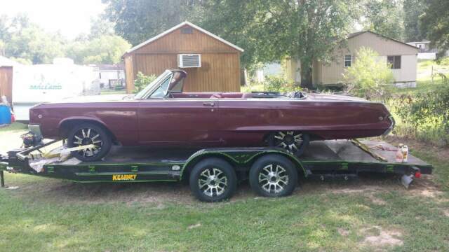 1968 Dodge Polara Convertible W/ New Kearney Trailer. 318. Factory Air Power Top 1968 Dodge Polara