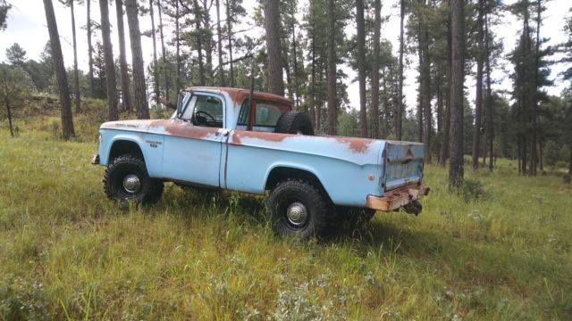 1968 Dodge Power Wagon W100 Patina Shop Truck 4X4 - photo 11
