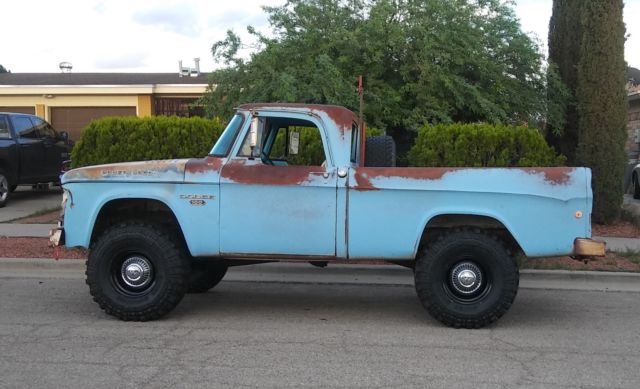 1968 Dodge Power Wagon W100 Patina Shop Truck 4X4 - photo 4