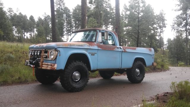 1968 Dodge Power Wagon W100 Patina Shop Truck 4X4 - photo 5