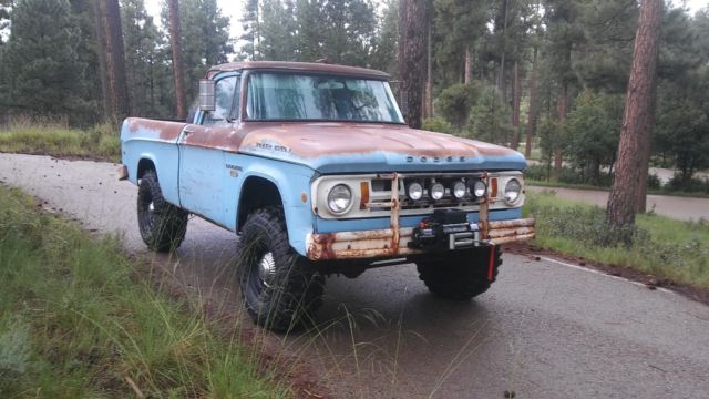 1968 Dodge Power Wagon W100 Patina Shop Truck 4X4 - photo 6