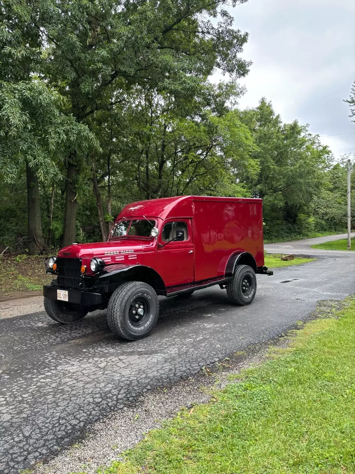 1968 Dodge Power Wagon Pickup Red M615 1968 Dodge Power Wagon M615
