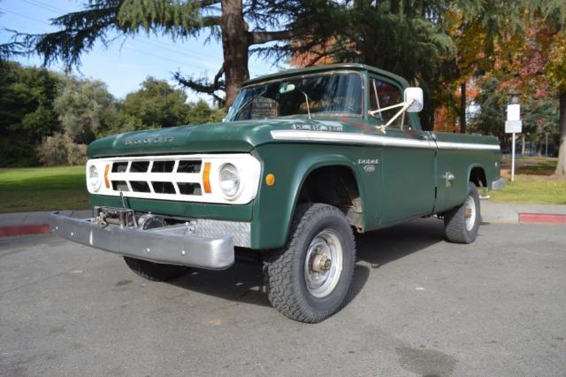 1968 DODGE POWER WAGON Power Wagon 4x4 Runs Great Manual Transmission V8 92,0 1968 Dodge Power Wagon Power Wagon 4x4 Runs Great Manual Transmission