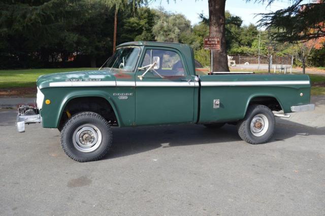 1968 Dodge Power Wagon Power Wagon 4x4 Runs Great Manual Transmission - photo 2
