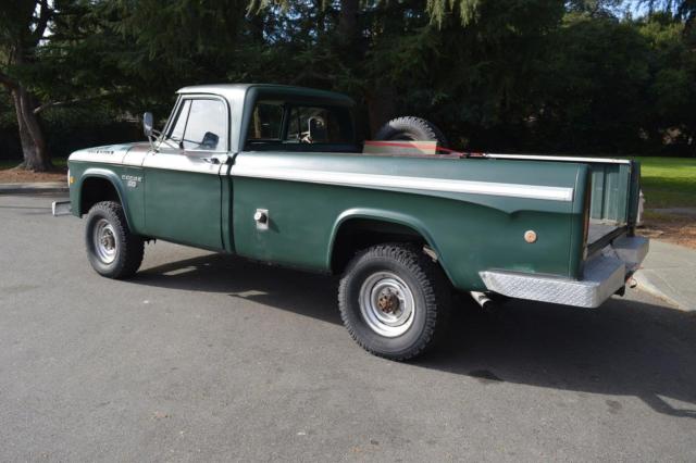 1968 Dodge Power Wagon Power Wagon 4x4 Runs Great Manual Transmission - photo 3