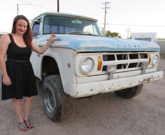 1968 Dodge POWER WAGON Short Bed 4x4 Az truck 4 spd RARE driver 8 lug Danas 1977 Dodge Ramcharger Power Wagon 4x4 Short bed