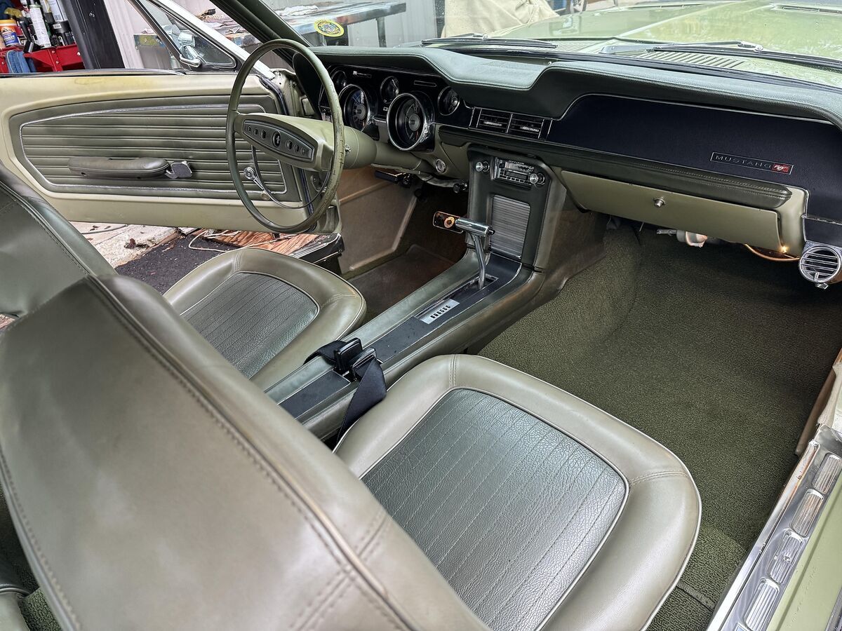 1968 FORD MUSTANG FASTBACK 289 AUTO PS PDB AC DELUXE INTERIOR CONSOLES - photo 13