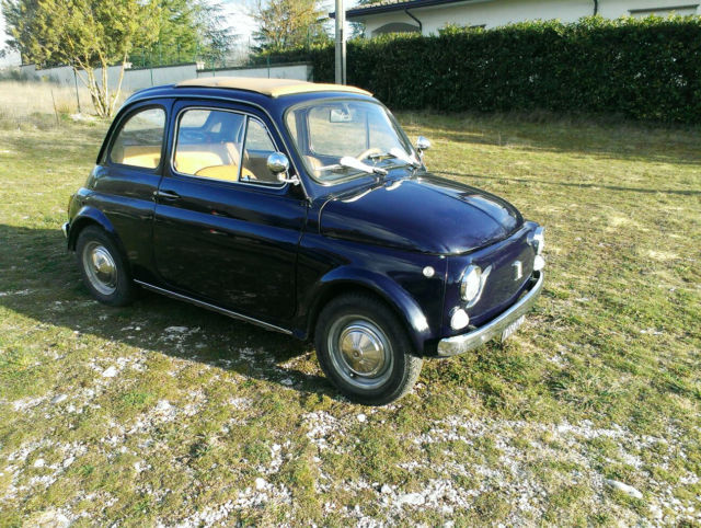 1968 Fiat 500 110F Luxury Blue Engine 650cc 1968 Fiat 500
