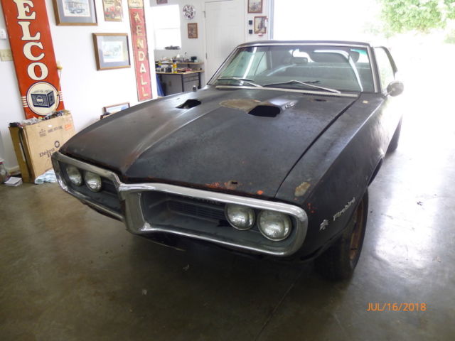 1968 Firebird 400 HO T-400 Project - 676 Made - Loaded with Options 1968 Pontiac Firebird