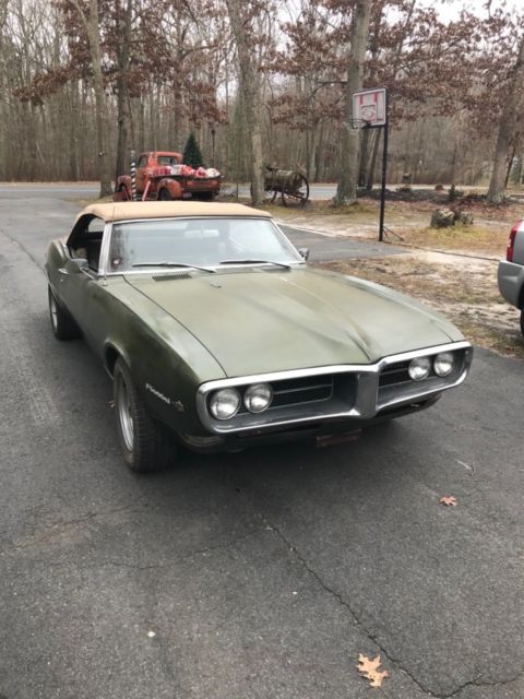 1968 Firebird Convertible, 350 Automatic 1968 Pontiac Firebird Convertible