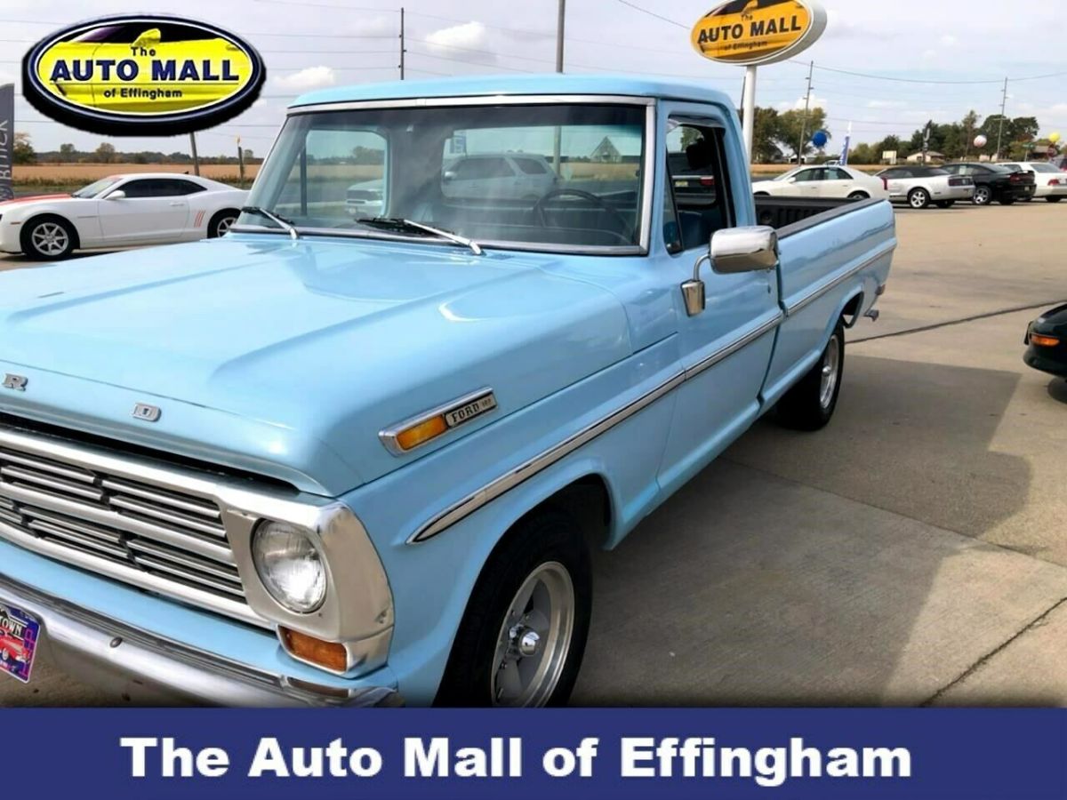 1968 Ford 1/2 Ton 101,000 Miles Blue American Muscle Car 360 3 Speed Manual 1968 Ford Other