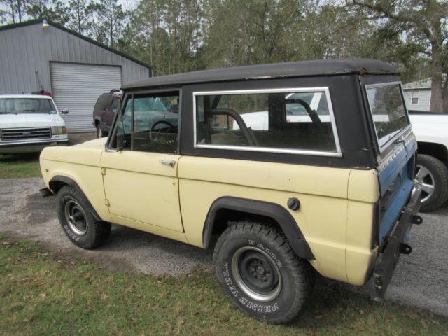 1968 Ford Bronco 4x4 ready for restoration 1968 Ford Bronco