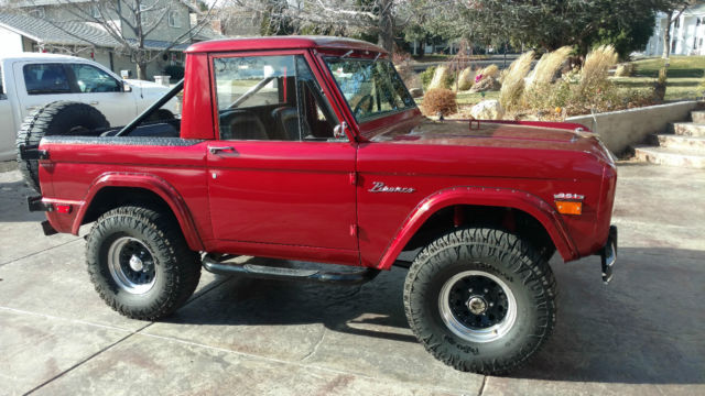 1968 Ford Bronco Half Cab 4x4 rock crawler hot rod V8 custom truck 1968 Ford Bronco Custom