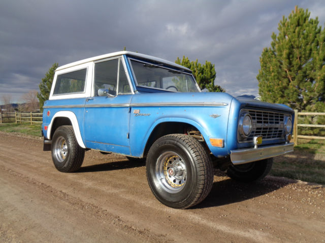 1968 Ford Bronco Sport 4x4 factory 289 western high desert Ranger XLT Explorer 1968 Ford Bronco