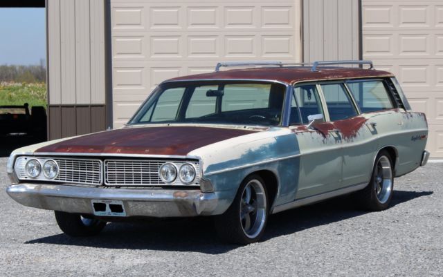 1968 Ford Country Sedan Station Wagon Rat Rod Patina Surf Wagon 1968 Ford Galaxie