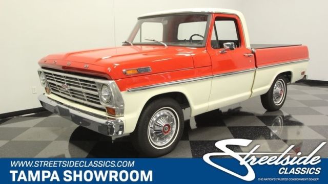 1968 Ford F-100 Ranger Pickup Truck 360 V8 3 Speed Automatic Classic Vintage Col 1968 Ford F-100 Ranger