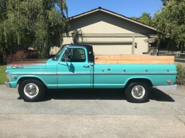 1968 Ford F-250 Custom Cab, Long Bed, V8 360, 2WD, All Original 1969 Ford F-250 Ford F-250 custom cab, camper special,
