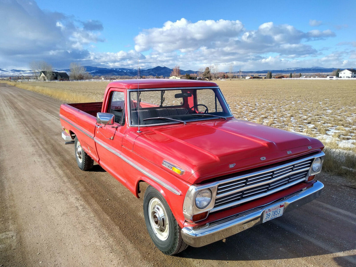 1968 Ford F-250 F250 Custom high desert original survivor barn find patina NR 1968 Ford F-250