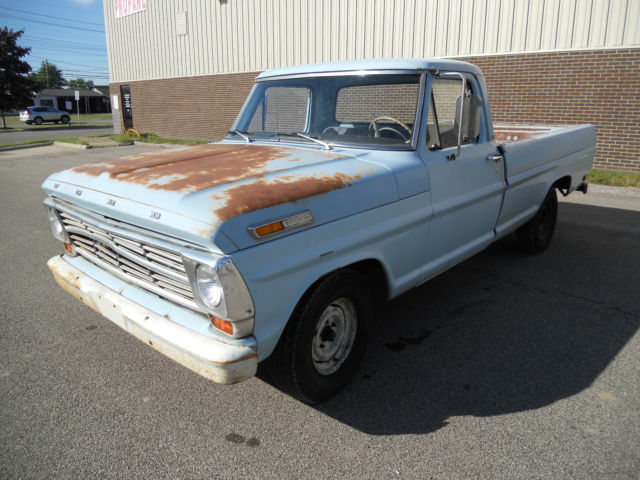 1968 Ford F100 360 Big Block Automatic Transmission Patina 1968 Ford F-100