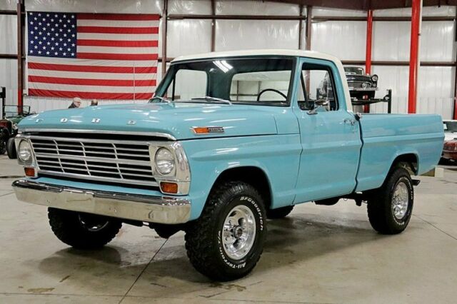 1968 Ford F100 38140 Miles Turquoise Pickup Truck 360ci V8 4-Speed Manual 1968 Ford F-100 --