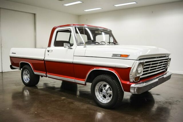 1968 Ford F100 48640 Miles Red Pickup Truck 302ci Ford V8 C4 Automatic 1968 Ford F-100 --