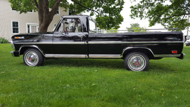 1968 Ford F100 Ranger Long Bed Sytleside Pickup 1968 Ford F-100