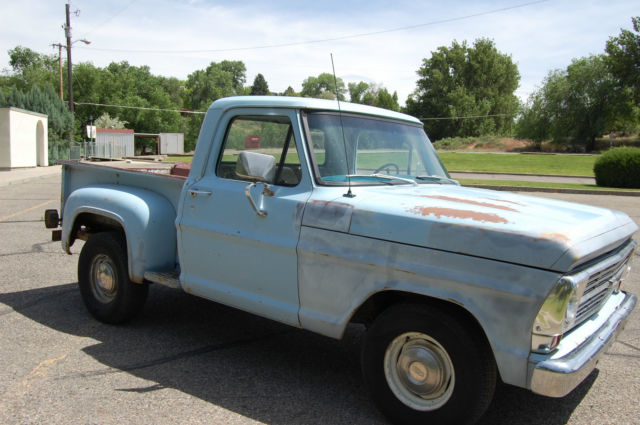 1968 Ford F100 Short Bed Stepside V8 1968 Ford F-100