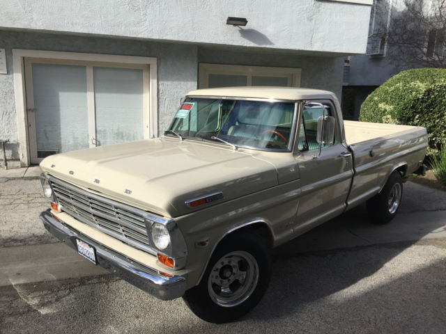 1968 Ford F250 Custom Cab Camper Special 1968 Ford F-250 Pickup Truck