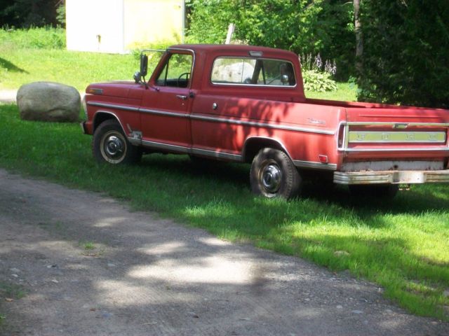 1968 FORD F250 RANGER PU ~CAMPER SPECIAL 1968 Ford F-250 RANGER