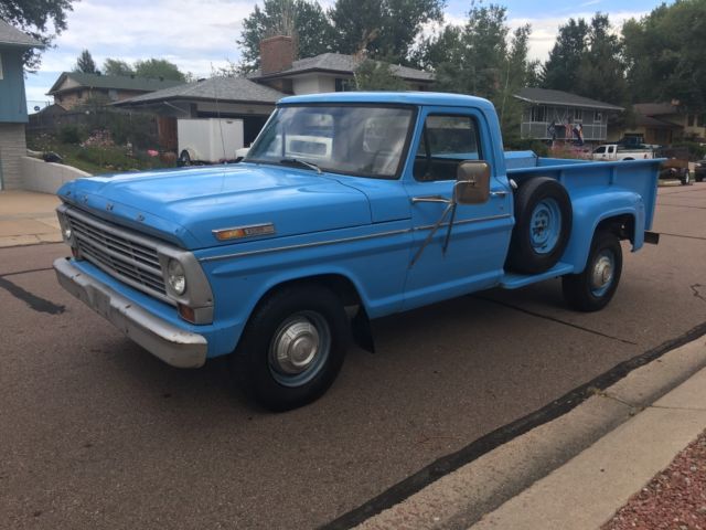 1968 Ford F350 Flareside F100 Hot rat rod project XL XLT Custom Farm shop truck 1968 Ford F-350 custom cab