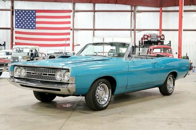 1968 Ford Gran Torino GT 2451 Miles Tahoe Turquoise Metallic Convertible V8 Auto 1968 Ford Torino GT