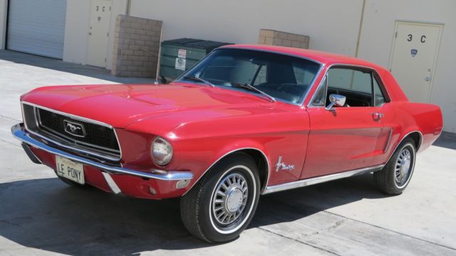 1968 Ford Mustang 289 C code California Car! P/S AC DISC BRAKES!!!!! - photo 12