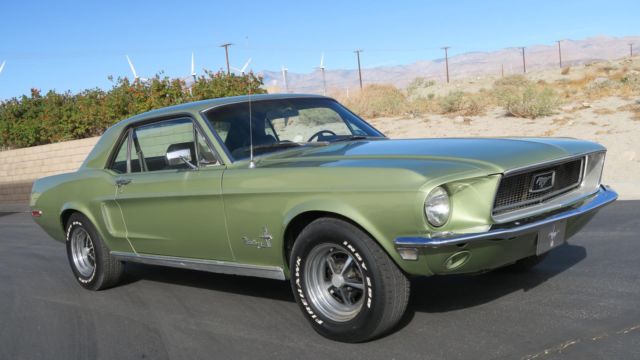 1968 FORD MUSTANG 289 V8 C CODE CALIFORNIA CAR! 5 SPEED! AC! P/S,PB! 1968 Ford Mustang 289 V8 C CODE CALIFORNIA CAR! 5 SPEED! AC! P/S,PB!