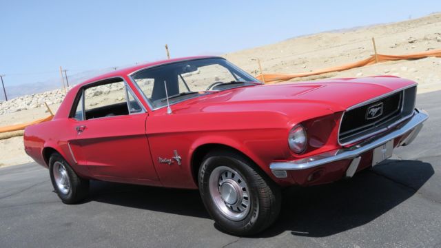 1968 FORD MUSTANG 289 V8 C CODE! P/S! NEW PAINT AND INTERIOR! NICE! 1968 Ford Mustang 289 V8 C CODE! P/S! NEW PAINT AND INTERIOR! NICE!