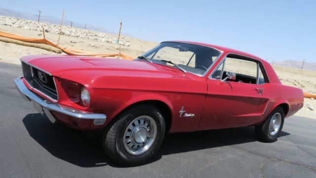 1968 Ford Mustang 289 V8 C CODE! P/S! NEW PAINT AND INTERIOR! NICE! - photo 2