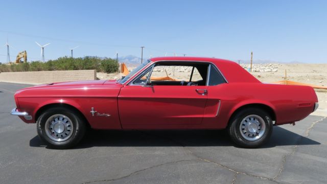 1968 Ford Mustang 289 V8 C CODE! P/S! NEW PAINT AND INTERIOR! NICE! - photo 3