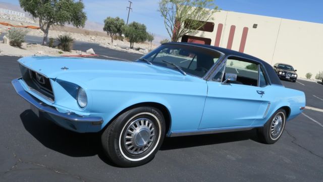 1968 FORD MUSTANG 302 J CODE! P/S! PWR DISC! WEST COAST CAR! CLEAN! 1968 Ford Mustang 302 J CODE! P/S! PWR DISC! WEST COAST CAR! CLEAN!