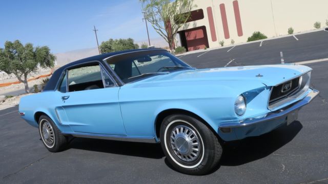 1968 Ford Mustang 302 J CODE! P/S! PWR DISC! WEST COAST CAR! CLEAN! - photo 2