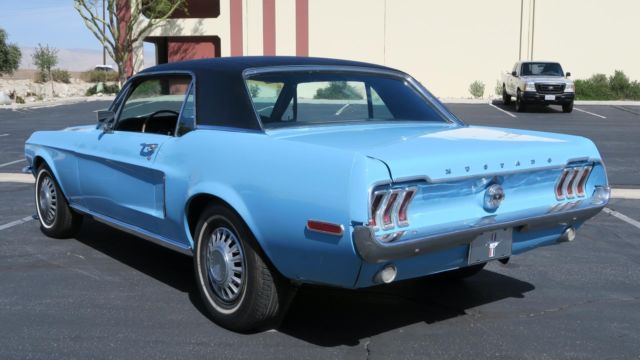 1968 Ford Mustang 302 J CODE! P/S! PWR DISC! WEST COAST CAR! CLEAN! - photo 6