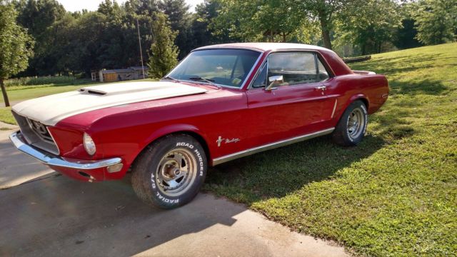 1968 Ford Mustang 5.8L EFI 5-Speed project car with Dakota digital dashboard 1968 Ford Mustang