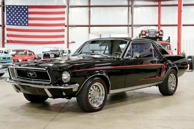 1968 Ford Mustang 8740 Miles Black / Red Coupe 302ci V8 Automatic 1968 Ford Mustang --