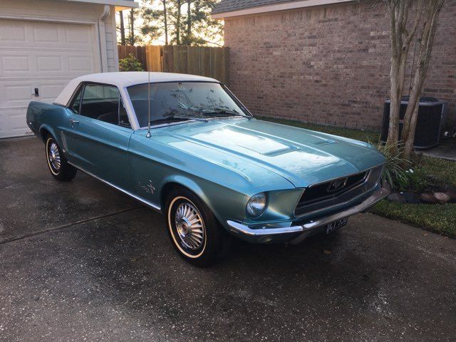 1968 Ford Mustang (Blue, White Top) 1968 Ford Mustang Original Trim