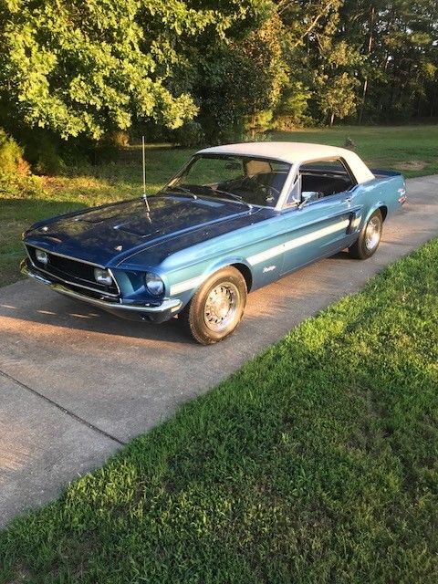 1968 Ford Mustang California Special 390 S-Code FACTORY 4-SPEED AND A/C 1968 Ford Mustang GT/CS 390 S-Code 4-speed A/C