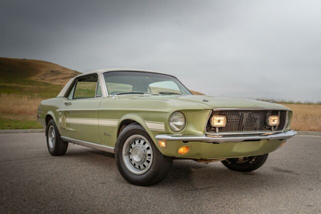 1968 Ford Mustang California Special Marti Report Documentation 6,805 Miles Lime 1968 Ford Mustang California Special Marti Report Documentation
