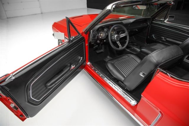 1968 Ford Mustang Candy Apple Red, New black interior - photo 11
