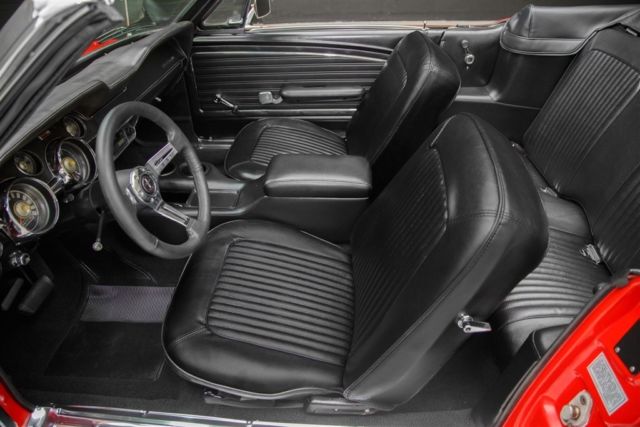 1968 Ford Mustang Candy Apple Red, New black interior - photo 12