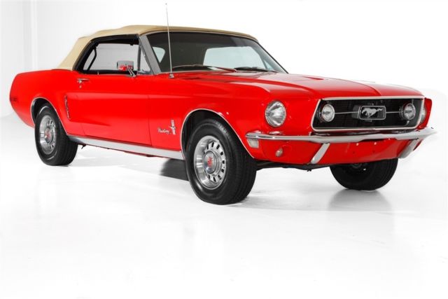 1968 Ford Mustang Candy Apple Red, New black interior - photo 2