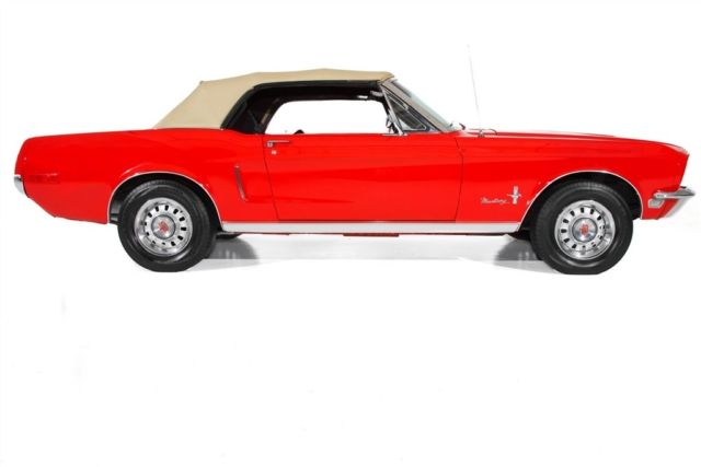 1968 Ford Mustang Candy Apple Red, New black interior - photo 3